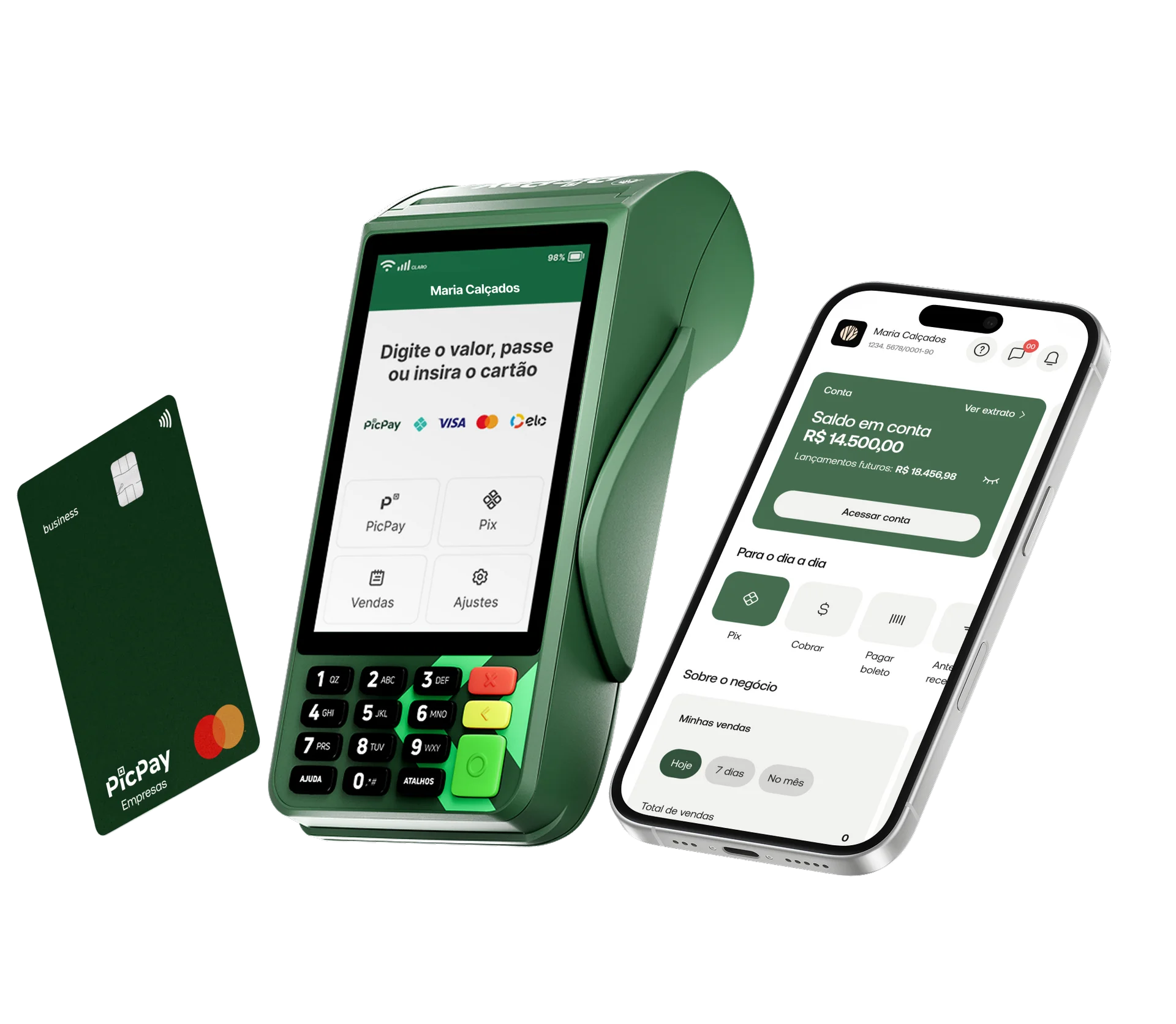 Maquininha de cartão PicPay Empresas